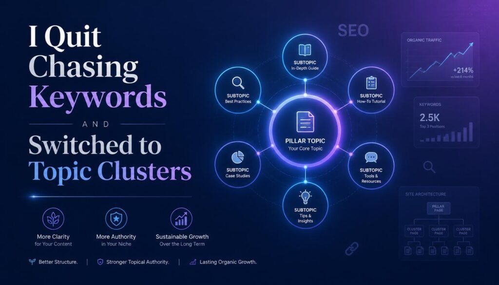I Quit Chasing Keywords and Switched to Topic Clusters